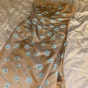 NEW Carmen Marc Valvo Beaded Dress